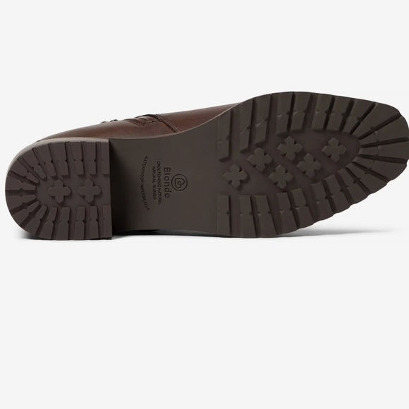 Blondo Women’s Canada Samara Brown Leather Waterproof Booties Ankle Boots NWT - Picture 4 of 15